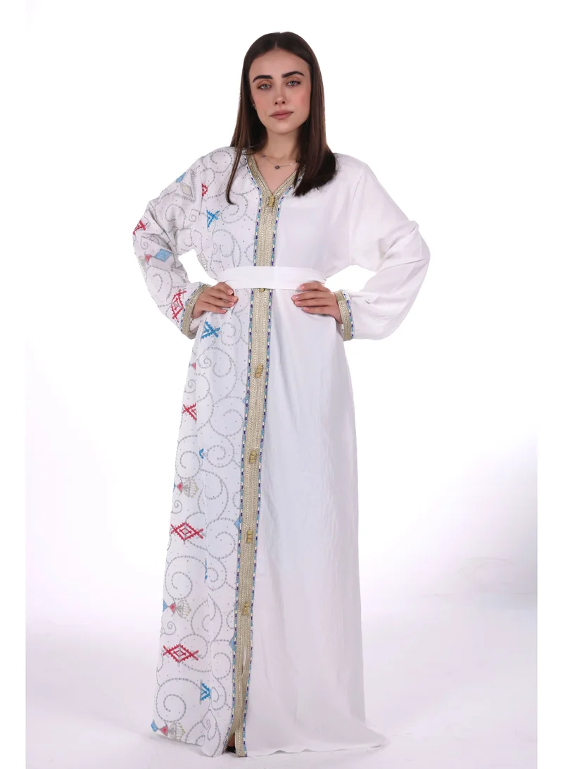 AL BENT AL SHARQIEH Mom & Daughter Embroidred jalabiya dress